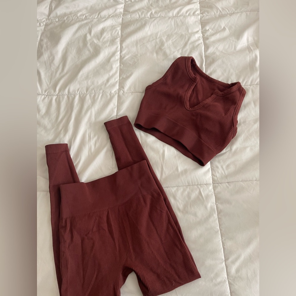 Ribbed workout set